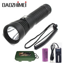 Diving Flashlight 5000LM Underwater Torch XM-L2 LED Waterproof Lamp White Light + 26650 Battery + Charger 2024 - buy cheap