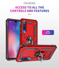 For Xiaomi 9 9 SE Cases Luxury Shockproof Armor Magnetic Metal Ring Stand Bumper Case Back Cover For Xiaomi 9 9 SE Phone Case 2024 - buy cheap