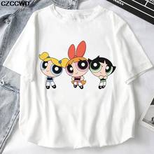 Plus Size Women Summer Cute Cartoon Print Lady Casual T-shirt Harajuku Streetwear Short Sleeve O-Neck Tops Tees Camisetas Mujer 2024 - buy cheap