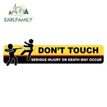 EARLFAMILY 13cm x 3.7cm for Dont Touch Sign DIY Motorcycle Car Stickers Vinyl Car Styling Waterproof Camper Decals Body for Car 2024 - buy cheap