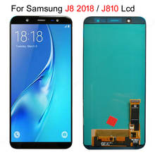 6.0'' Super AMOLED LCDs Display For SAMSUNG J8 2018 LCD for Samsung J810 J8 2018 LCD Screen Touch Digitizer Assembly can Adjust 2024 - buy cheap