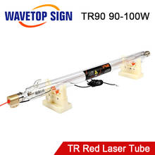 Wavtopsign-tubo láser CO2, 90W, diámetro 80mm, longitud 1280mm, con punto rojo para máquina de corte y grabado láser CO2 2024 - compra barato