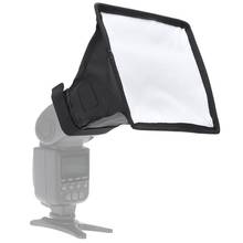 Difusor de flash portátil universal para câmera, softbox, 15x17cm para câmera, flash speedlight, nikon, canon, sony 2024 - compre barato