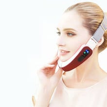 Facial Massager Electric Micro-Current Face Massager Hot Compress Therapy Face Slimming Instrument V Face Lifting Tools 2024 - buy cheap