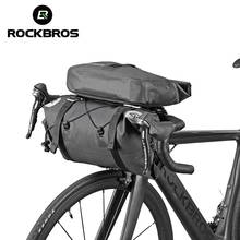ROCKBROS-bolsas para manillar de bicicleta, resistentes al agua, de gran capacidad, para marco frontal, accesorios de ciclismo 2024 - compra barato