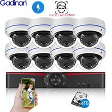 8CH 5MP NVR Kit  Face Detection  Audio Vandal-proof Dome 5MP POE IP Camera CCTV Security System Home Video Surveillance System 2024 - buy cheap