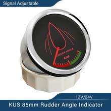 KUS-Indicador de ángulo de timón marino Universal, señal ajustable de 85mm (3-3/8 ") con retroiluminación 2024 - compra barato