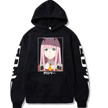 Sudadera con capucha de Darling in the Franxx para hombre y mujer, suéter con estampado de chica hermosa Zero TWO, Tops holgados de manga larga, de gran tamaño 2024 - compra barato