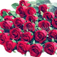 6pcs Artificial Velet Roses Flower Single Stem Red Rose Flowers with Green Leaf  for Wedding Home Party Decorative Flower 2024 - buy cheap