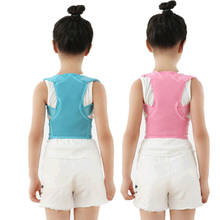 Children Back Posture Corrector Support Spine Waist Straps Comfortable Shoulder Lumbar Posture Correction Pink Blue Color 2024 - buy cheap