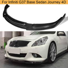 Carbon Fiber Front Bumper Lip Spoiler for Infiniti G37 4 Door Base Sedan Journey Sedan 2010-2013 Car Front Lip Spoiler Apron 2024 - buy cheap