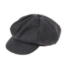 Drop Ship Autumn Winter Beret Hat Caps Baby Kids Boys Girls Woolen Newsboy Artist Flat Cap 2024 - buy cheap