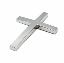 Chrome Metal 3D Cross Crucifix Car Trunk Rear Fender Emblem Badge Decal Stickers 2024 - buy cheap