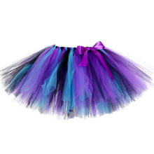 Black Purple Girls Tutu Skirt Fluffy Children Mini Tulle Skirt Birthday Party Dance Baby Kids Tutu Skirt Girl Halloween Costume 2024 - buy cheap