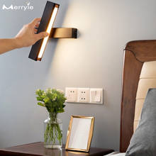 Luminária de parede interna com led de acrílico, lâmpada de leitura moderna para quarto, iluminação de loft, sala de estar 2024 - compre barato