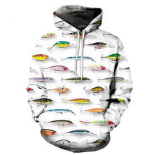 Men Hooded 3D Tropical Fish Funny Hoodies For Fishinger Fisherman Women Long Sleeve Hoody Sweatshirts Streetwear Hip Hop Jackets 2024 - buy cheap