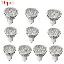 10pcs/lot Potable  LED GU10 Lamp Warm white 85-265V Spotlight Lamp Bulb Downlight For Home Indoor Decor 2024 - buy cheap