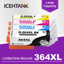 ICEHTANK 364XL Восстановленный картридж для принтера HP364 для HP 364 Photosmart 5510 5515 5520 7520 6510 3070a 2024 - купить недорого