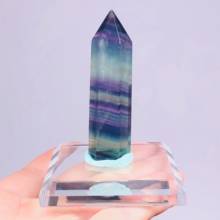 100% Natural  Fluorite chakra  mineral crystal specimens stones healing 2024 - buy cheap