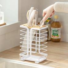 Creative Knife Holder Knife Fork Spoon Storage Rack Wood Multil Knife Stand Cabinet Tray Kitchen Accessories Utensil Organizer 2024 - buy cheap