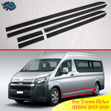 For Toyota HiAce Sixth generation (H300) 2019 2020 Car Accessories ABS Side Door Body Molding Moulding Trim 2024 - buy cheap