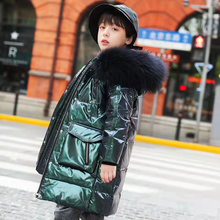 New Children Boys Parkas Winter Jackets Coats For 4-14Yrs Down Cotton Coat Kids Warm Thick Hooded Baby Boys Outerwear Two Colors 2024 - buy cheap
