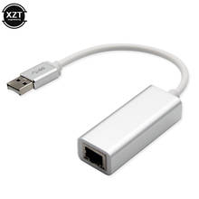 USB Ethernet USB 2.0 to RJ45 Network Card HUB Lan for Windows XP/7 /8 /10 MAC LUX 10/100Mbps Aluminum Alloy Ethernet Adapter 2024 - buy cheap