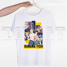 Camisetas de Banana Fish para hombre, ropa de moda de verano, Hip-Hop para chica, camisetas estampadas, ropa de calle Harajuku divertida 2024 - compra barato