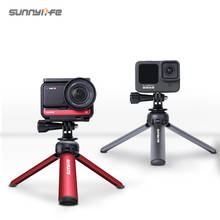 Sunnylife мини штатив из алюминиевого сплава для GoPro Hero 9/OM 4/Osmo Pokcet/Insta360 One R аксессуары для экшн-камеры 2024 - купить недорого