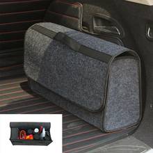 Portable Foldable Car Trunk Organizer Felt Cloth Storage Box Waterproof Anti Slip Auto Interior Stowing Tidying Container Bags 2024 - buy cheap