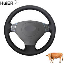 Hand Sewing Car Steering Wheel Cover Cow Leather Wrap For Chery Tiggo 2007-2010 QQ3 2006 2007 2008 2009 2010 2011 2012 A1 2011 2024 - buy cheap