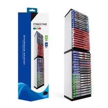 Host Disc Double-layer Storage Box Holder Game Disk Tower Vertical Stand Can Store 36 Game Discs For PS4 PS5 Switch XboxOne HX6A 2024 - buy cheap