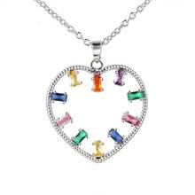 Bettyue Classic Geometry Necklace Hollow Out Style With Colorful Cubic Zircon For Women&Girls Fascinating Pendant In Banquet 2024 - buy cheap