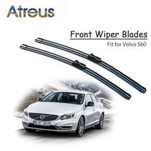 Atreus 2pcs High Quality Long Life Rubber Front Wiper Blades For Volvo S60 2000-2018 Windscreen Original Wiper Accessories 2024 - buy cheap