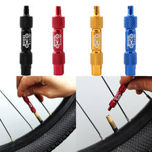 Presta removedor de válvula de pneu de bicicleta, kit de ferramentas para remoção de núcleo/extensor de pneu com 5mm chave de boca, 4 opções de cores 2024 - compre barato
