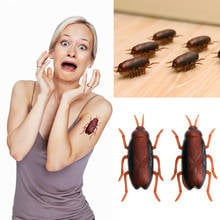 1Pcs Horrible Pets Move Cockroach Electricity Fake Cockroach Toy Insects Prank Joke Scary Trick Bugs For Halloween 2024 - buy cheap