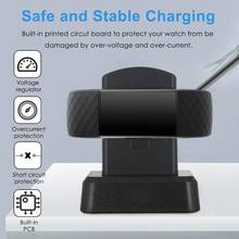 New Portable Smart Watch Charger For Fitbit Charge 4 Smartwatch Safe Replacement Charger Dock Stand Charging Cable Station Base 2024 - buy cheap