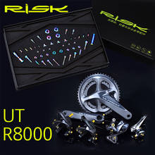 Risk-Juego de tornillos de aleación de titanio R8000 para bicicleta de carretera, accesorios de ajuste de cambio de marchas delantero y trasero, 49 Uds. 2024 - compra barato