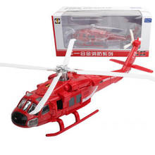 Helicóptero de rescate militar para niños y adultos, juguete de avión de combate del Ejército, escala 1/72, 29CM 2024 - compra barato
