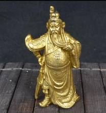 Estatua de cobre de estilo Kaiguang, ornamento de latón, para Buda, artesanal, pequeño, Wu Cai Shen Guan Er Ye Wu Sheng 2024 - compra barato