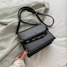 Women Shoulder Bag Fashion Casual Solid Color Chains Design Messenger Bag Small Square Crossbody Bags for Women Ladies Hand Bags 2024 - buy cheap