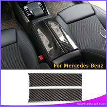 For Mercedes-Benz B-Class GLB 2020 Armrest Box Panel Real Carbon Fiber (Soft) Car Interior Modification Accessories 2024 - buy cheap