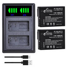 DMW-BLC12 Battery + Charger for Panasonic Lumix DMC-FZ200, FZ300, FZ1000, FZ2500, G5, G6, G7, GX8 BLC12E BLC12PP DMW BLC12 2024 - buy cheap