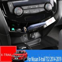 Caja de almacenamiento central para coche, accesorio decorativo de ABS, modificación interior, para Nissan x-trail X trail T32 2014-2021 2024 - compra barato