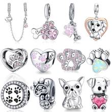 Original silver fox elephant beads CZ koala fawn charms fit Pan bracelet animal pendant DIY 925 sterling silver women jewelry 2024 - buy cheap