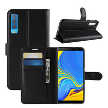 For Samsung Galaxy A7 2018 A 7 2018 SM-A750F A750F Case Flip Leather Phone Case Wallet Leather Stand Cover Filp Cases 2024 - buy cheap