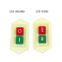 380V LC3-5 5A ВКЛ-ВЫКЛ LC3-10 10A I/O красный зеленый старт/стоп Мощность кнопочный переключатель 2 Позиции стартер сверлильный автомат для резки 2024 - купить недорого