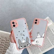 Cartoon Ghibli Miyazaki Totoro Phone Cases matte transparent  For iphone 7 8 11 12 plus mini x xs xr pro max cover 2024 - buy cheap