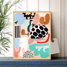 Póster abstracto de pared para decoración del hogar, cuadros de pared de estilo nórdico, a la moda, para habitación de bebés y niños 2024 - compra barato