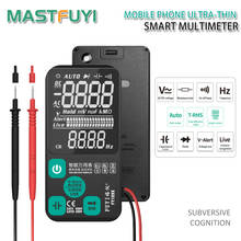 Mastfuyi-multímetro Digital inteligente FY109S FY109X, pantalla grande, capacitancia AC DC NCV, medidor automático de valores eficaces verdaderos 2024 - compra barato